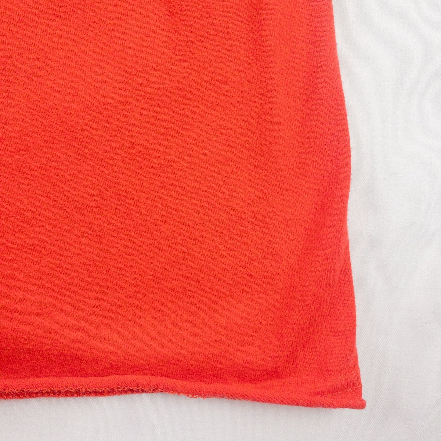 Voi Jeans Red Yellow Raw Hem Soccer Football Tee Shirt Mens Large