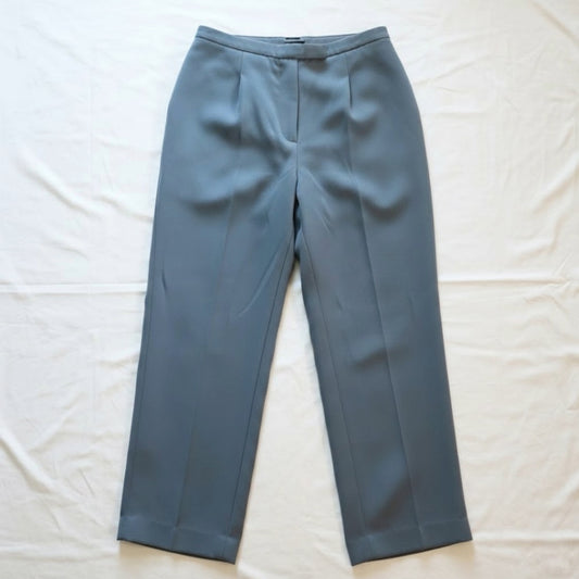 Tahari Levine Vintage Gray Straight Leg Dress Pants Womens 10