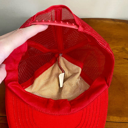 Cryovac Vintage Red Trucker Hat Cap Mens Unisex One Size