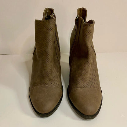 Esprit Kali Tan Brown High Heel Ankle Booties Shoes Womens 7.5