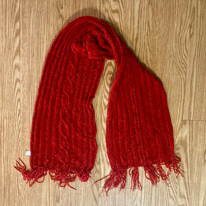 Joe Boxer Red Beanie Hat Scarf Bundle Unisex One Size