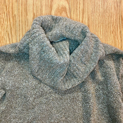 L.L. Bean Brown Wool Cowl Sweater Womens Medium Petite