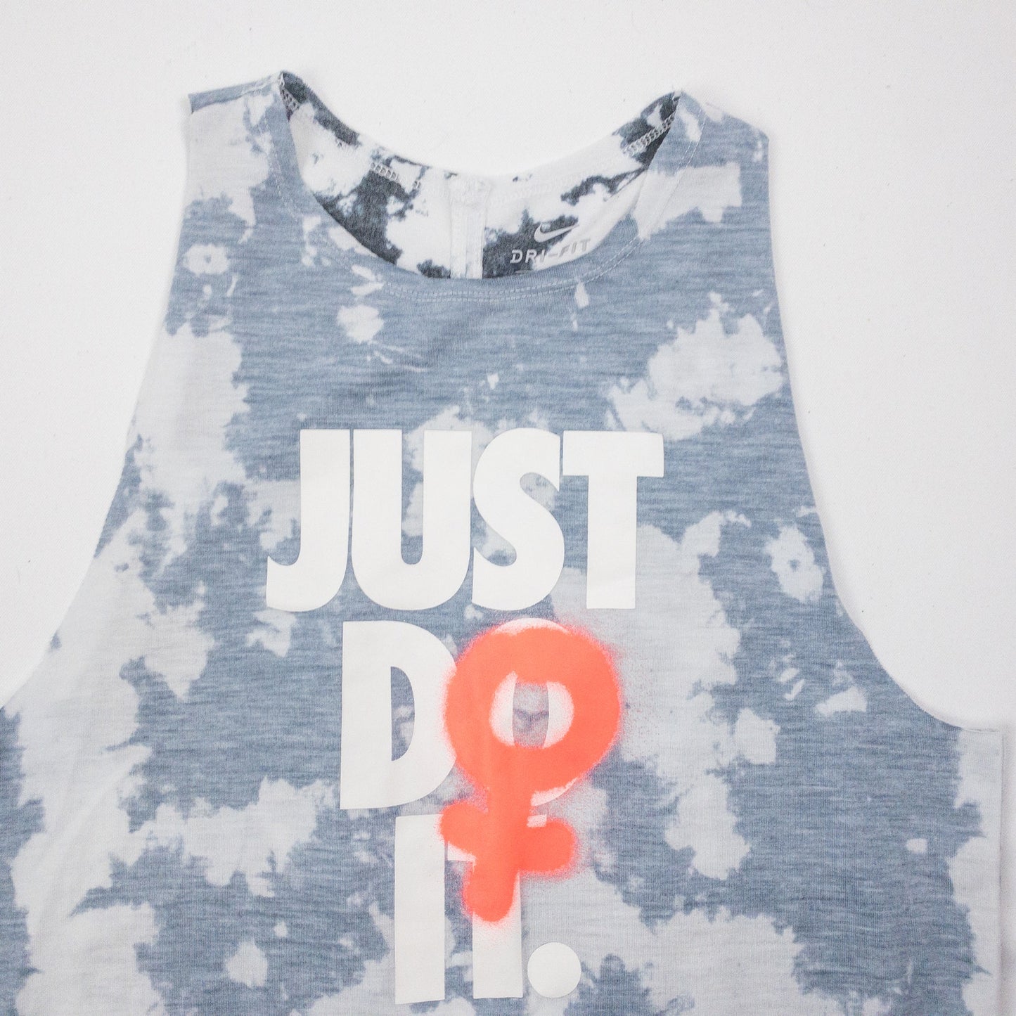 Nike Dri-Fit Just Do It Gray Tank Top Womens XSmall