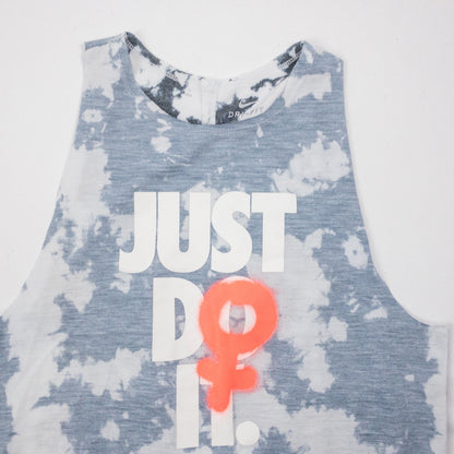 Nike Dri-Fit Just Do It Gray Tank Top Womens XSmall