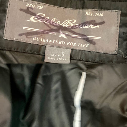 Eddie Bauer Goose Down Ski Lodge Puffer Parka Jacket Coat Womens Small