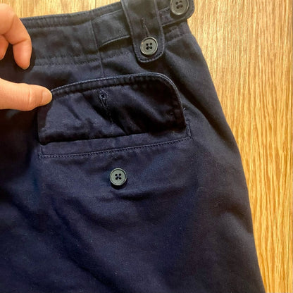 Lauren Ralph Lauren Vintage Y2K Navy Blue Cotton Shorts Womens 8