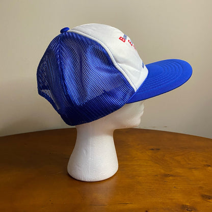 Vernon Burris Electric Indiana Vintage Blue Trucker Hat Unisex Mens One Size