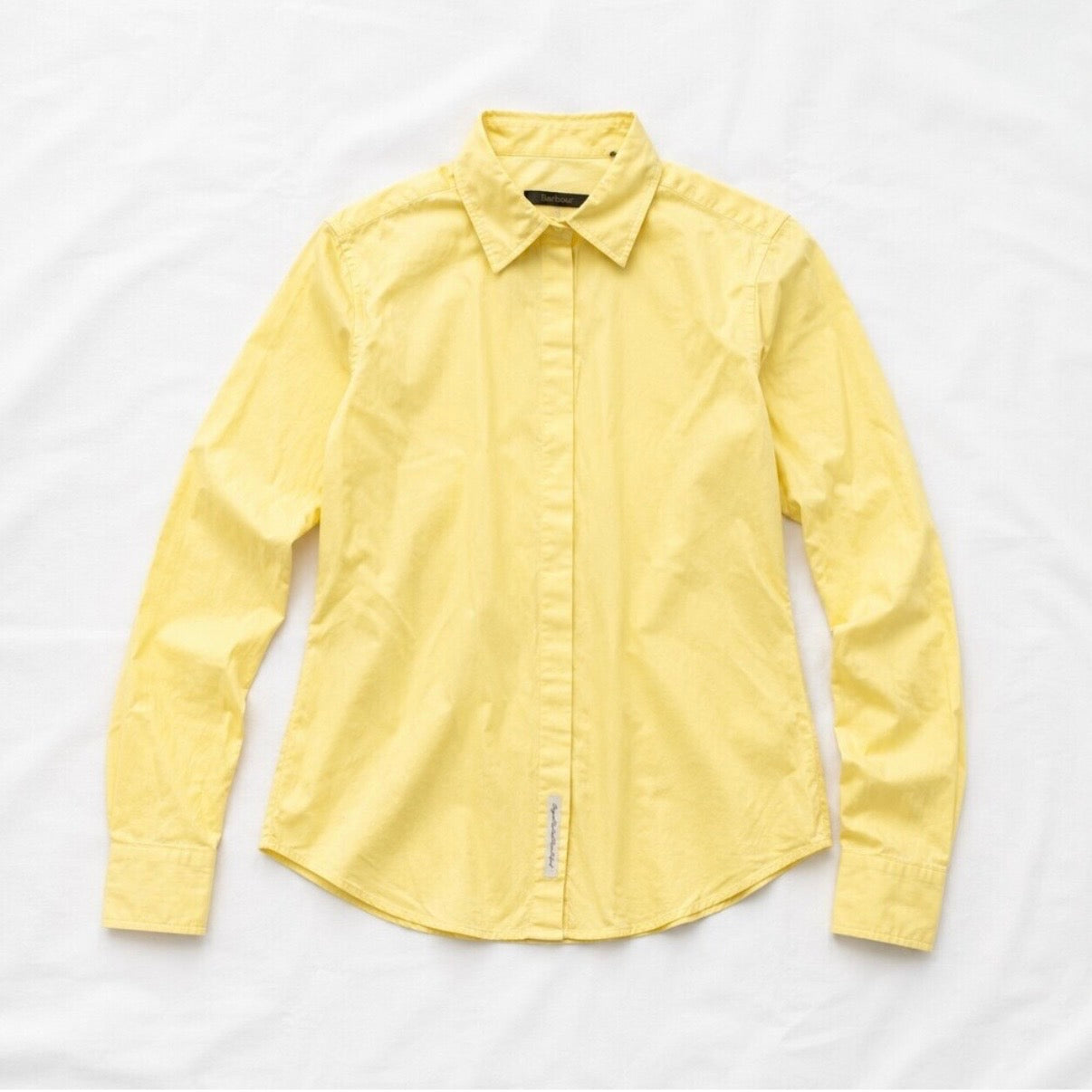 Barbour Original Oxford Pastel Yellow Shirt Womens 8 US