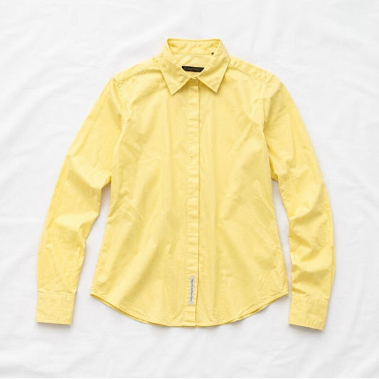 Barbour Original Oxford Pastel Yellow Shirt Womens 8 US