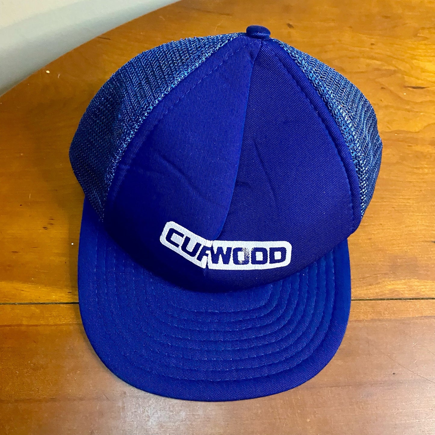 DA Vintage Curwood Packaging Food Blue Baseball Cap Hat Unisex Mens One Size