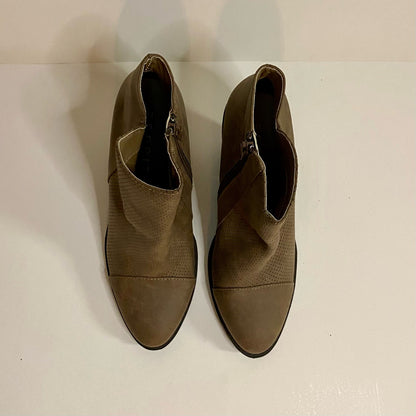 Esprit Kali Tan Brown High Heel Ankle Booties Shoes Womens 7.5
