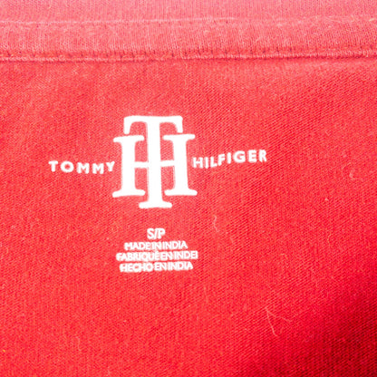 Tommy Hilfiger Red Graphic Tee Womens Small