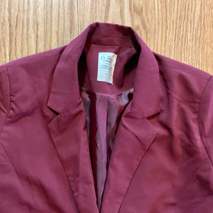 Ci Sono Outerwear Red Blazer Juniors XLarge Womens Medium