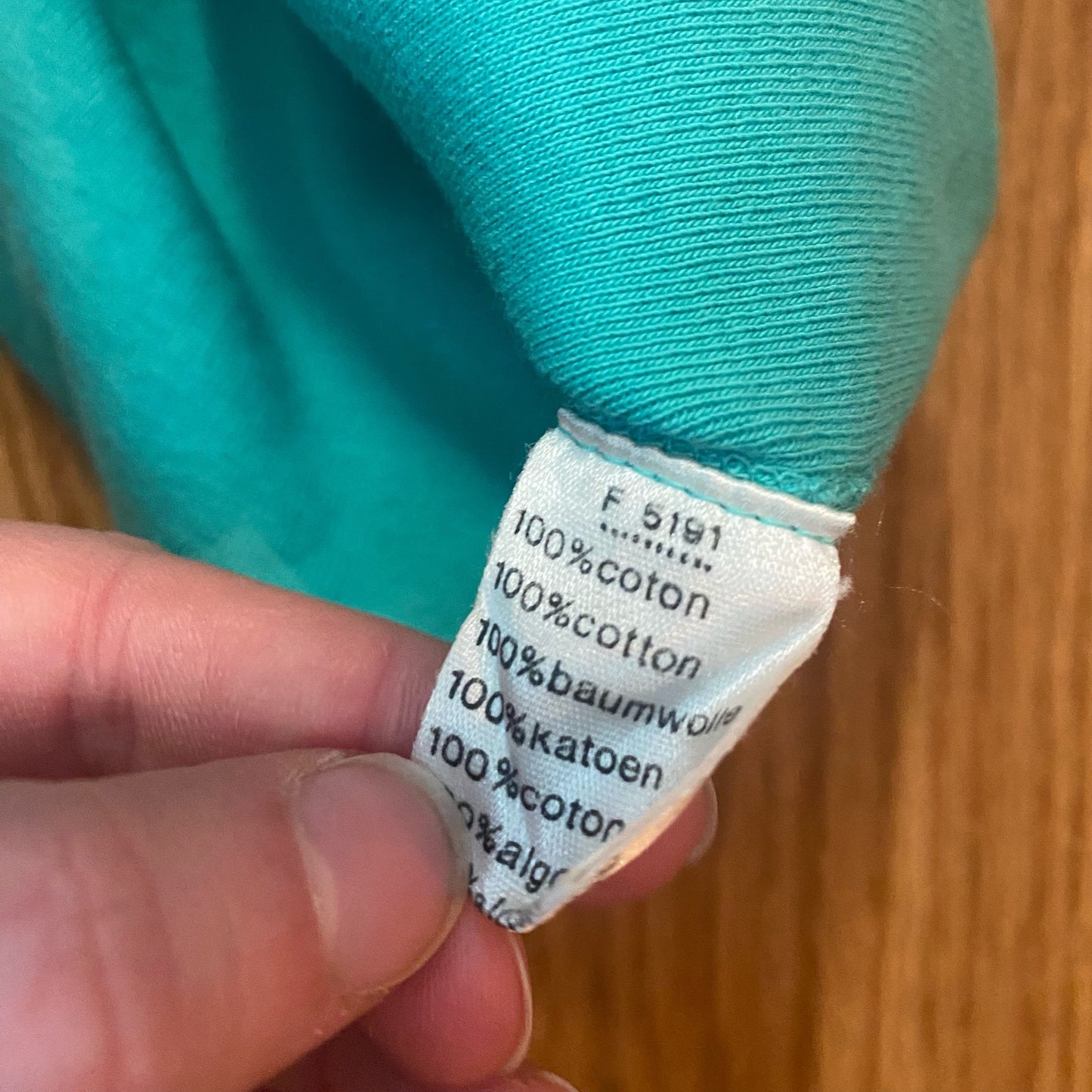 Lacoste Vintage Teal Green Polo Shirt Top Womens 42 Small
