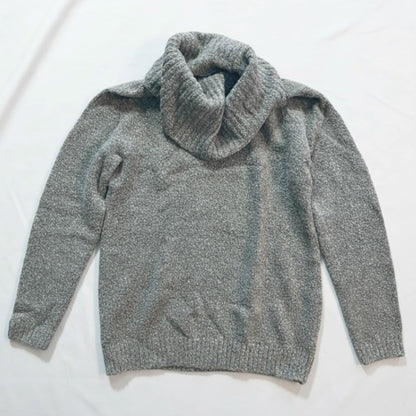 L.L. Bean Brown Wool Cowl Sweater Womens Medium Petite