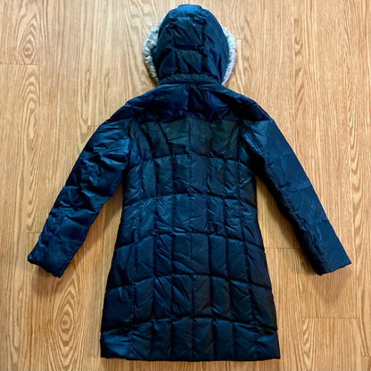 Eddie Bauer Goose Down Ski Lodge Puffer Parka Jacket Coat Womens Small
