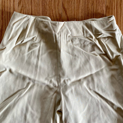 Emanuel Ungaro Grupo Designer Cream Wool Dress Pants Womens 16