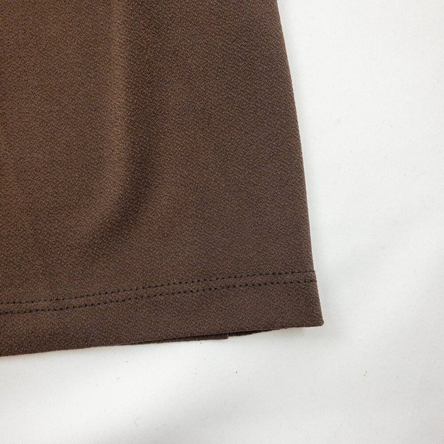 Chicos Brown Keyhole Bell Sleeve Blouse Womens 0 Small