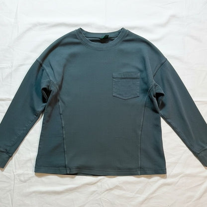 Wild Fable Gray Grunge Long Sleeve T Shirt Top Womens Medium