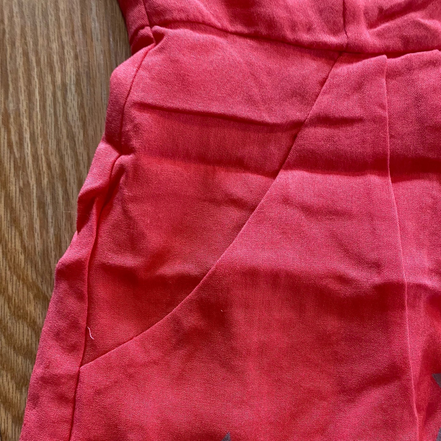 Esley Sleeveless Pink Abstract A-Line Mini Dress Womens Medium