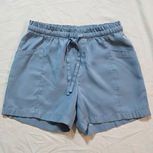 Old Navy Mount Shasta Soft Fashion Blue Comfy Shorts Womens Medium