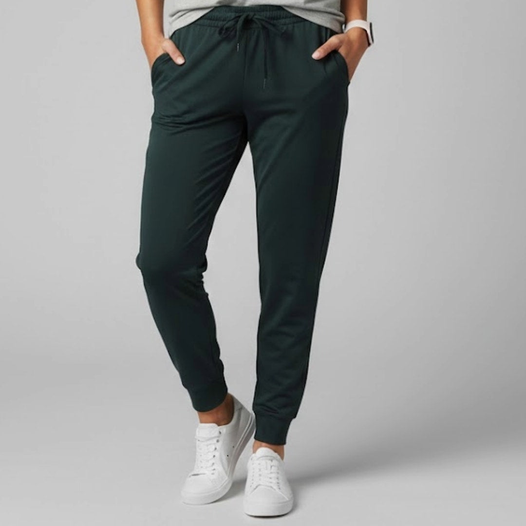 Real Essentials Pink Black & Gray Dry Fit Joggers Pants Bundle Womens Small