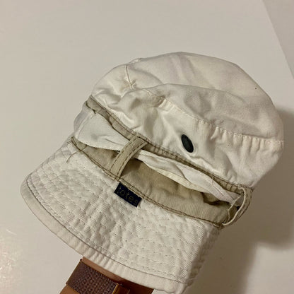 Totes Y2K White Bucket Hat Water Sport Hat Unisex One Size