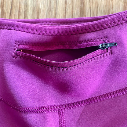 Zaggora HotPants Purple Cropped Outdoor Leggings Womens Medium