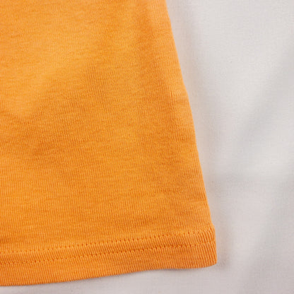 Tommy Hilfiger Orange Peach V Neck Tee Shirt Womens Medium