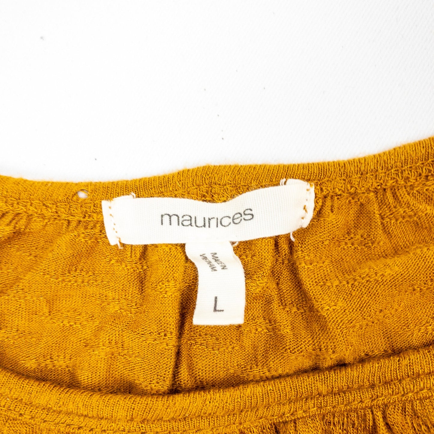 Maurices Brown Open Sleeve Lace Blouse Womens Large