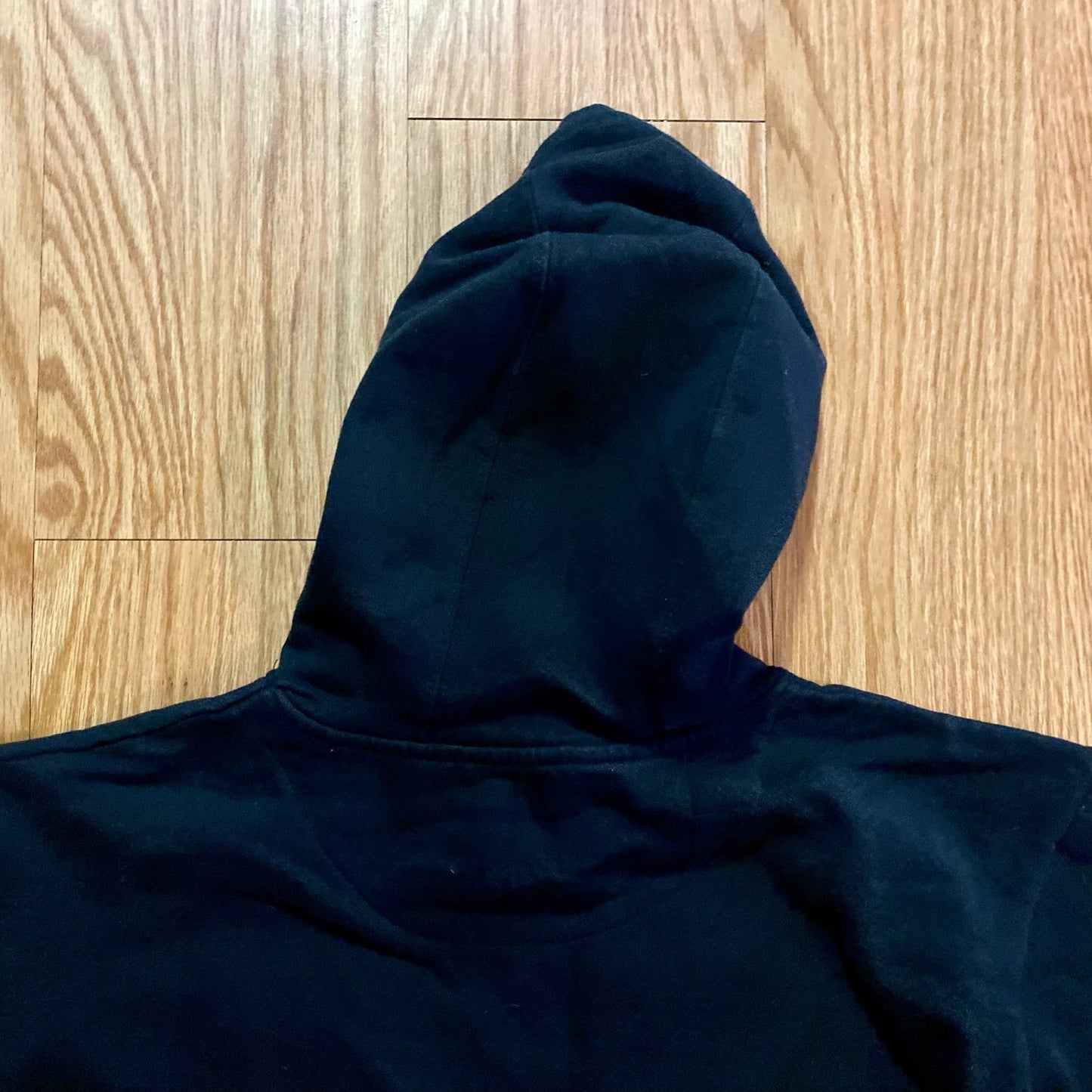 Real Work Wear Relaxed Fit Black Hoodie Sweatshirt Shirt Unisex Mens Small