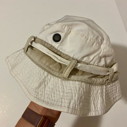 Totes Y2K White Bucket Hat Water Sport Hat Unisex One Size