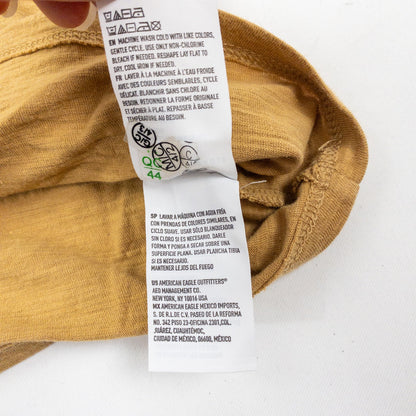 American Eagle Brown Floral Tank Top Blouse Womens Small