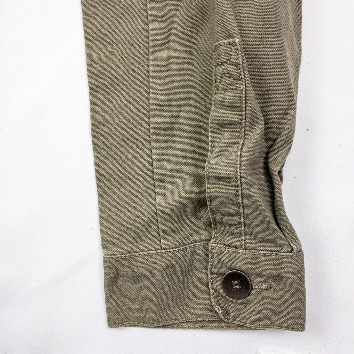 All Access Olive Green Lace Cargo Jacket Hooded Outerwear Womens Small