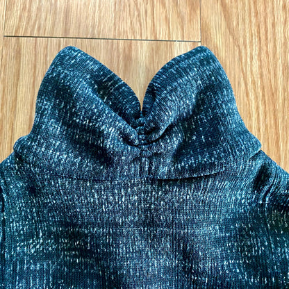 Spyder Heathered Black Fleece Half Zip Pullover Sweatshirt Shirt Womens Small
