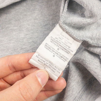 Champion Heather Gray V Neck Slim Tee Shirt Womens Large