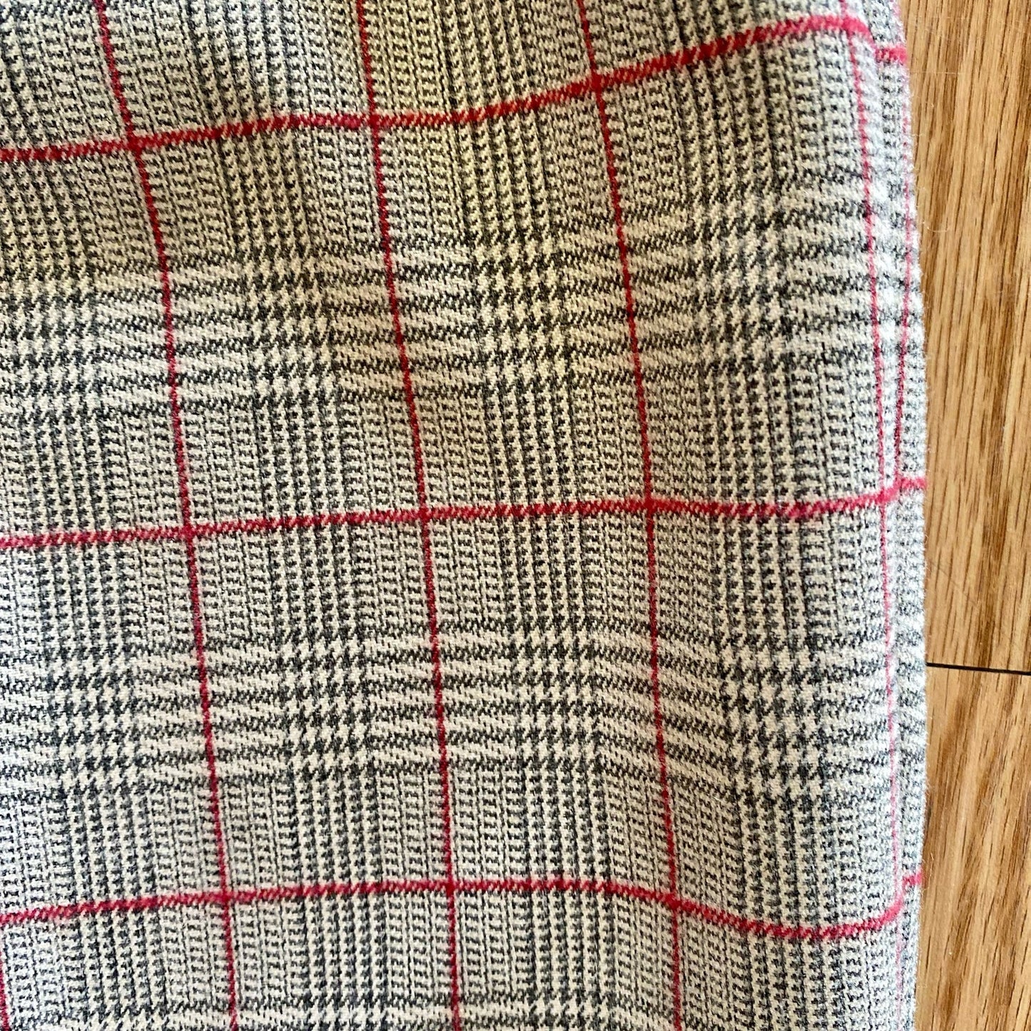 Sag Harbor Vintage Gray Plaid Straight Leg Trousers Pants Womens 12 / 14 Large