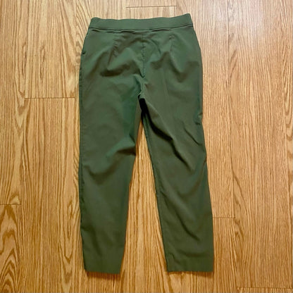 Liz Claiborne Career Green Cropped Button Pants Trousers Womens 4