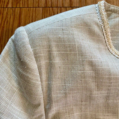 Leslie Fay Suits Vintage Gray Checkered Jacket Blazer Womens 8 Medium