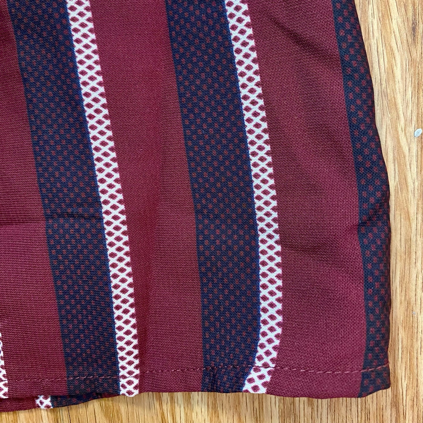Forever 21 Striped Red White Blouse Shirt Top Womens Medium