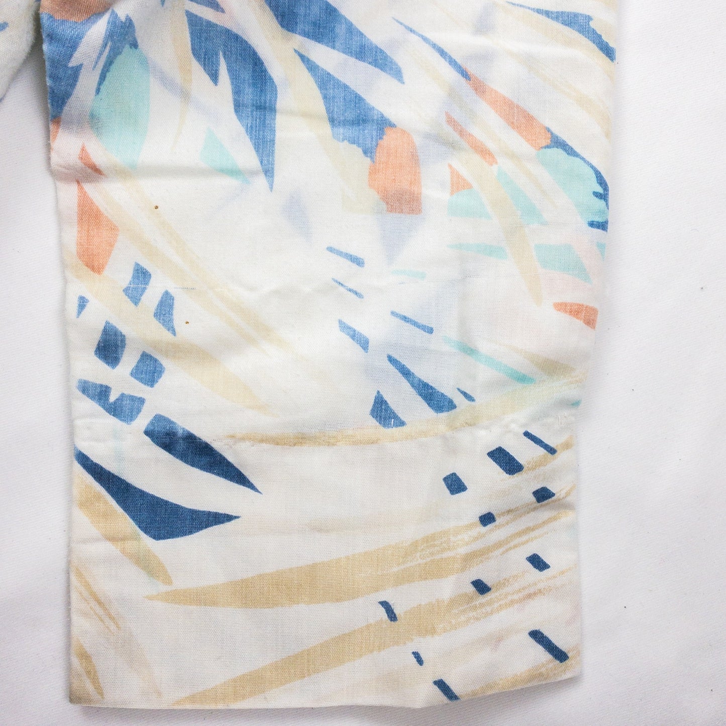 Partners Vintage Hawaiian Blue White Shirt Mens Medium Unisex Womens Large