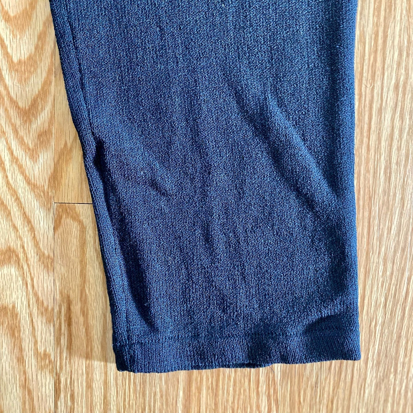 St. John Basics Santana Knit Black Straight Leg Dress Pants Womens 4 FLAW