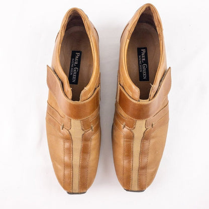 Paul Green Munchen Tan Brown Austrian Leather Shoes Womens 7.5