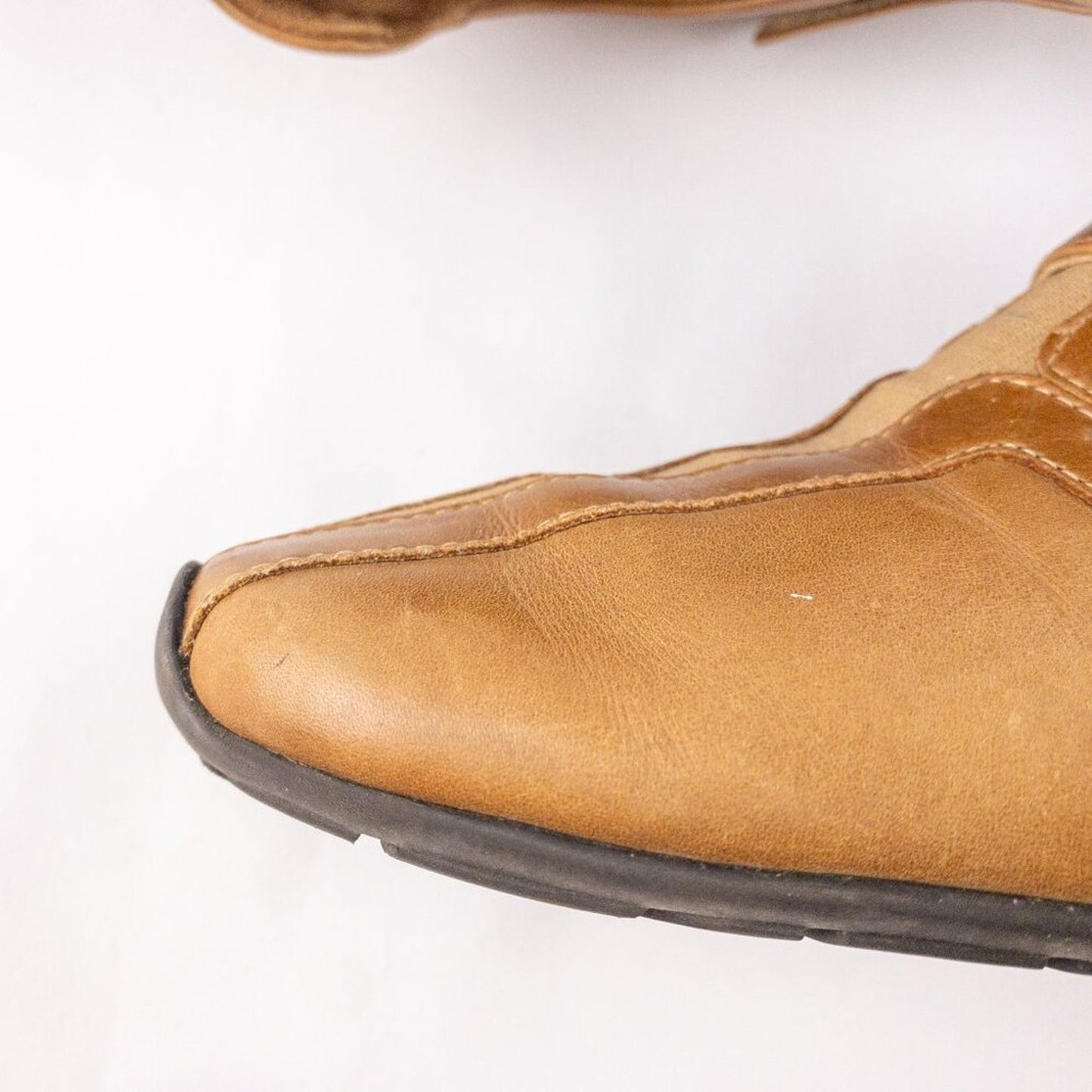 Paul Green Munchen Tan Brown Austrian Leather Shoes Womens 7.5