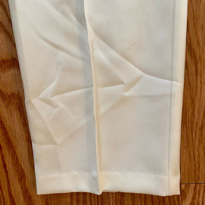 BFA Classics Ivory Cream Straight Leg Dress Pants Womens 10