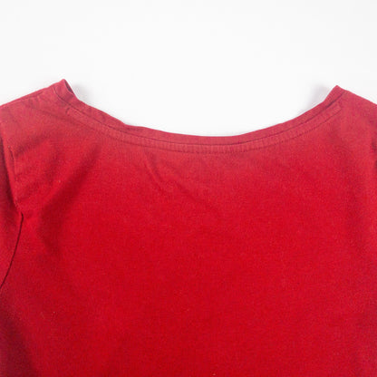 Tommy Hilfiger Red Graphic Tee Womens Small