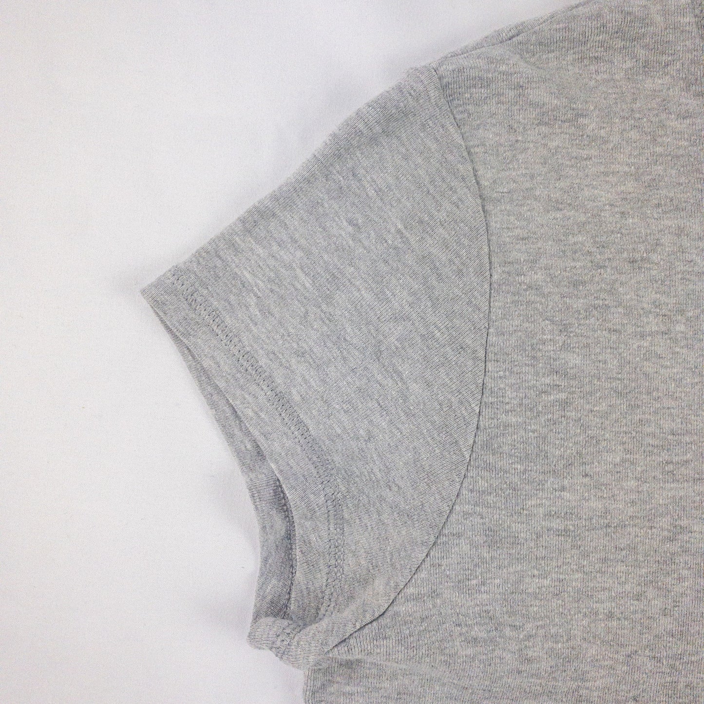 Champion Heather Gray V Neck Slim Tee Shirt Womens Large