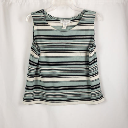 Miss Dorby Pastel Blue Faux Suede Jacket & Tank Set Womens 8 Medium