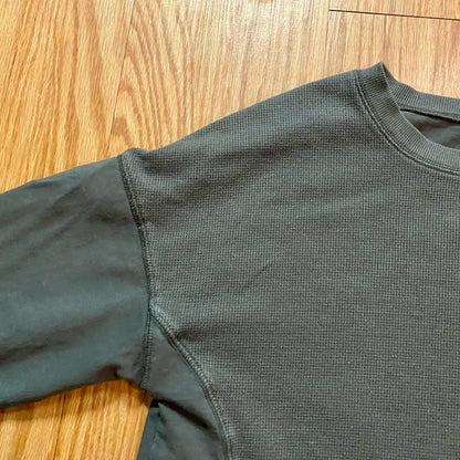Wild Fable Gray Grunge Long Sleeve T Shirt Top Womens Medium