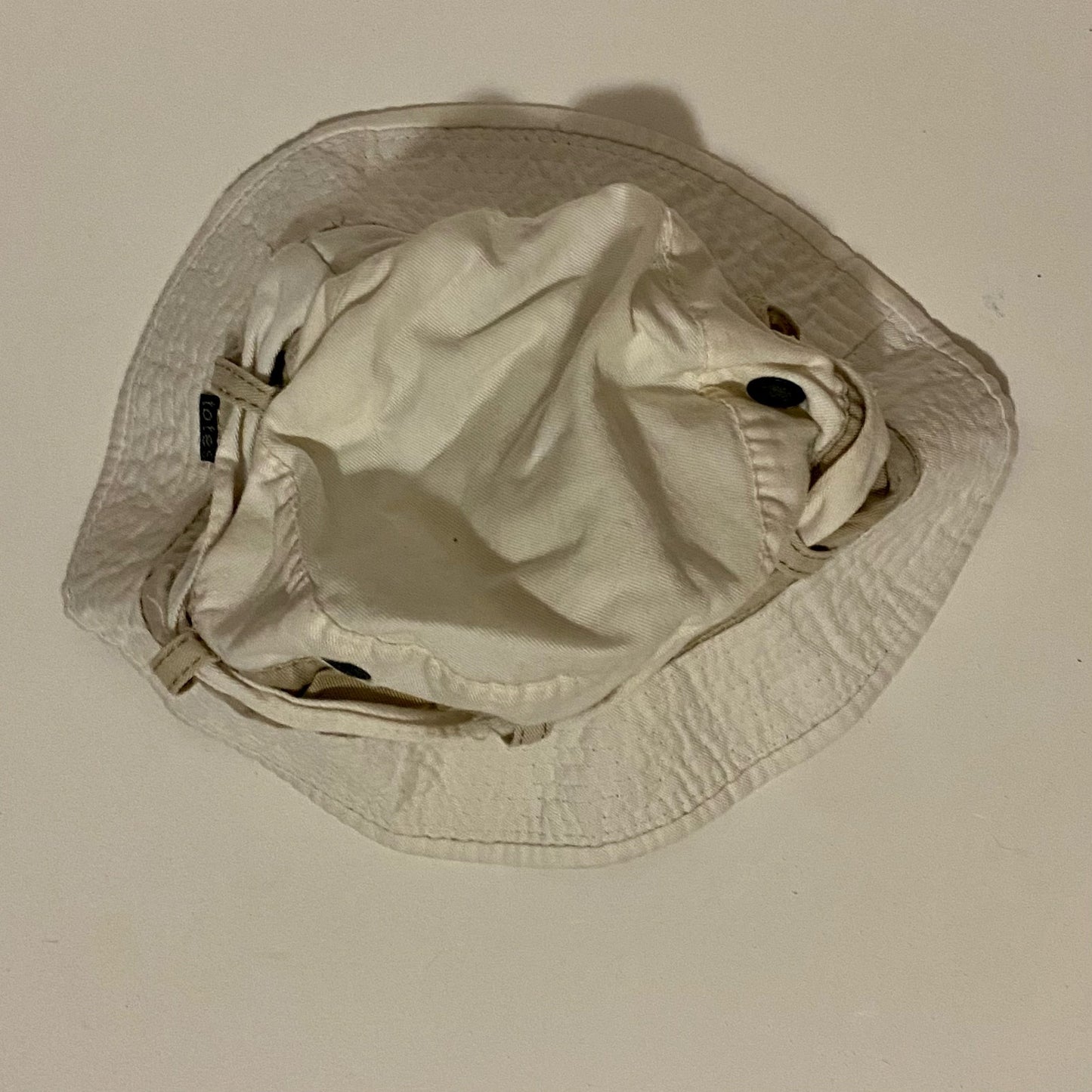 Totes Y2K White Bucket Hat Water Sport Hat Unisex One Size